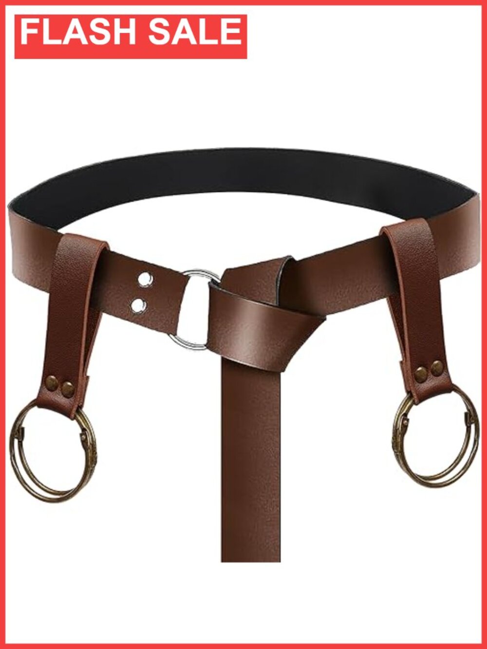 Skirt Hikes Renaissance Leather Belt Hook Loop Wrist Accessory Ren Faire Cosplay